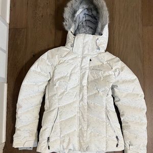 Columbia puffer ski jacket - Omni heat - marble